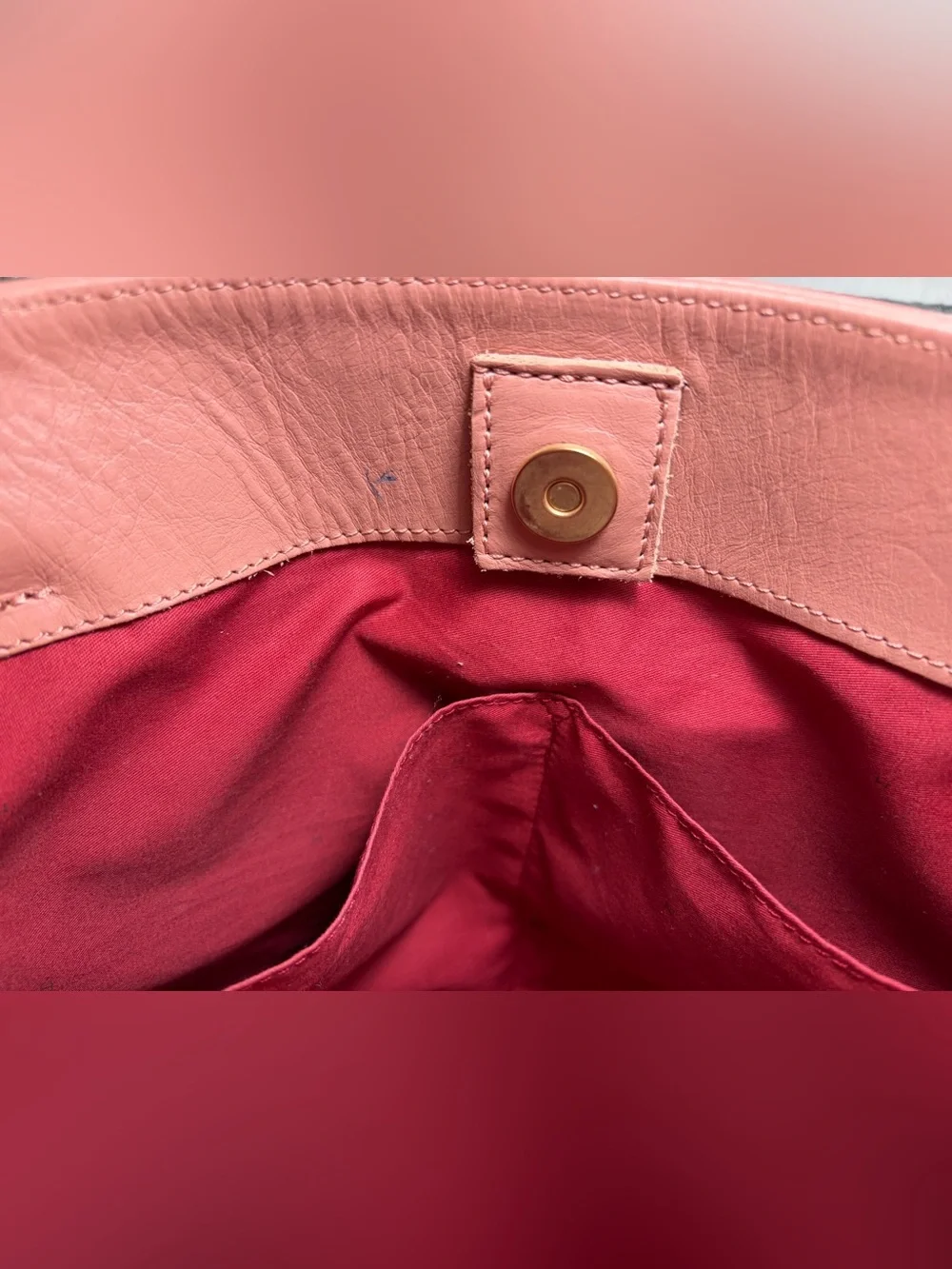 Hammitt Andersen Leather Tote Bag Pink Sands